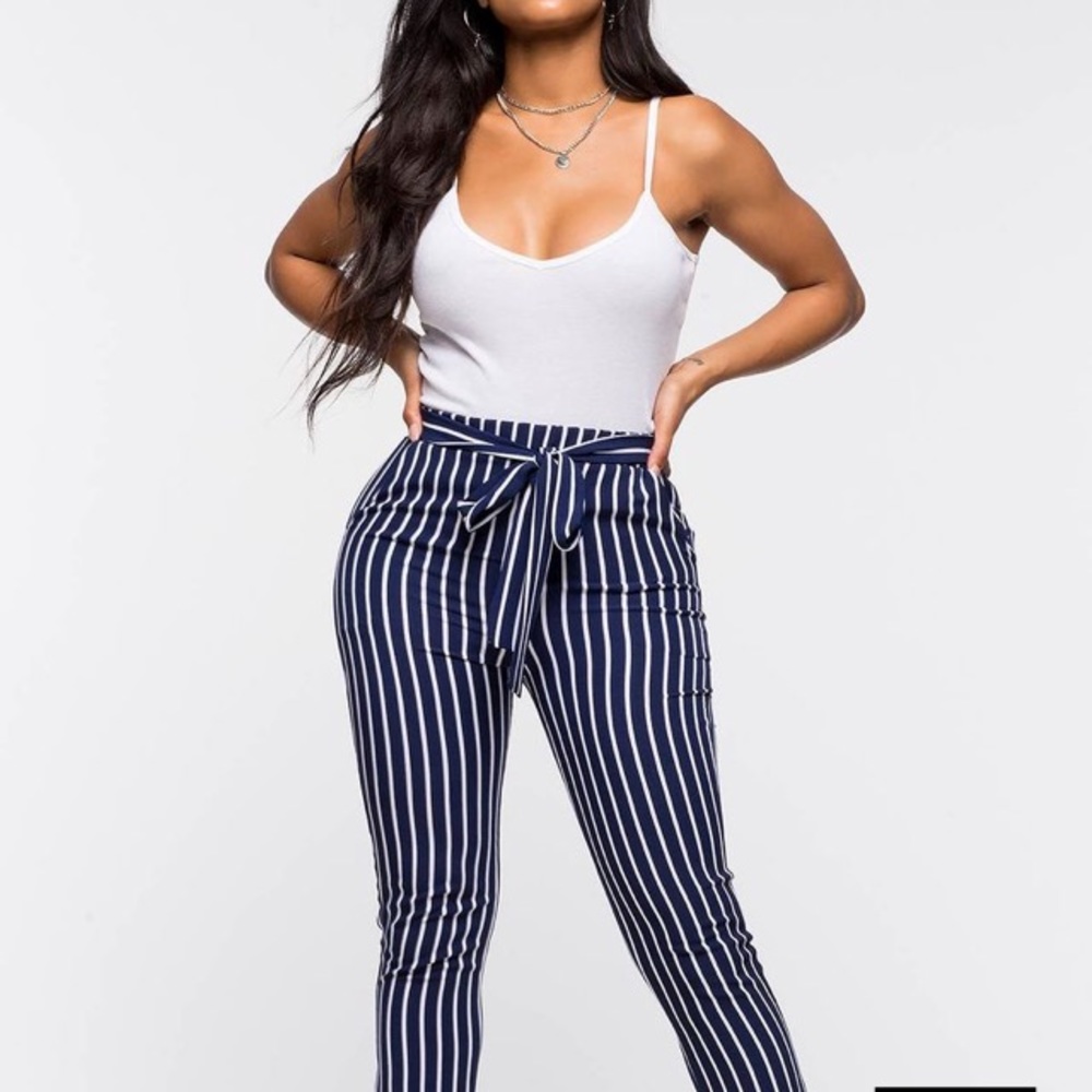 Striped pants. Brand new